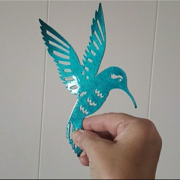 Metal Hummingbird Wall Decor - Picture 12 of 12